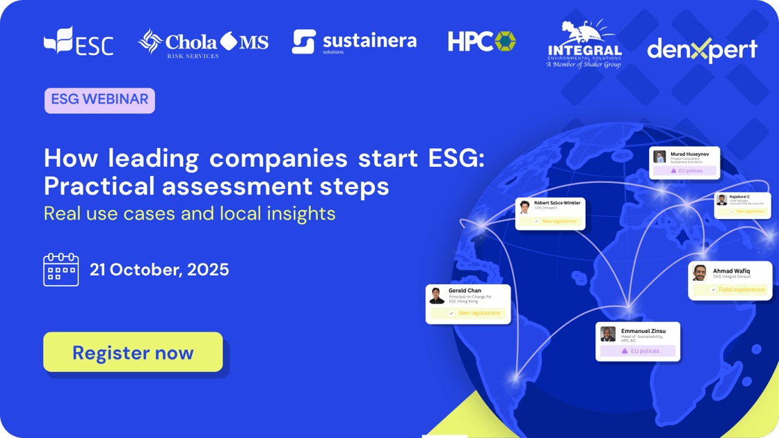 ESG assessment webinar